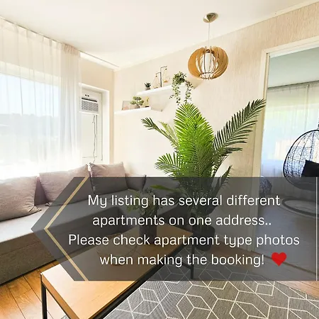 Cofy - Centrally Located, Quiet District, Air-conditioning, Free Parking, 24-7 Express Check-in-out, Close To Sea And Everything Need For Living! Apartment